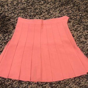 Pink tennis skirt